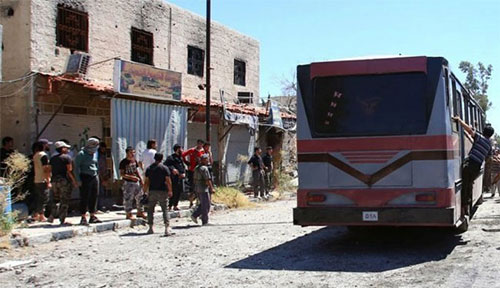 La soberanía siria recupera la localidad de Daraya